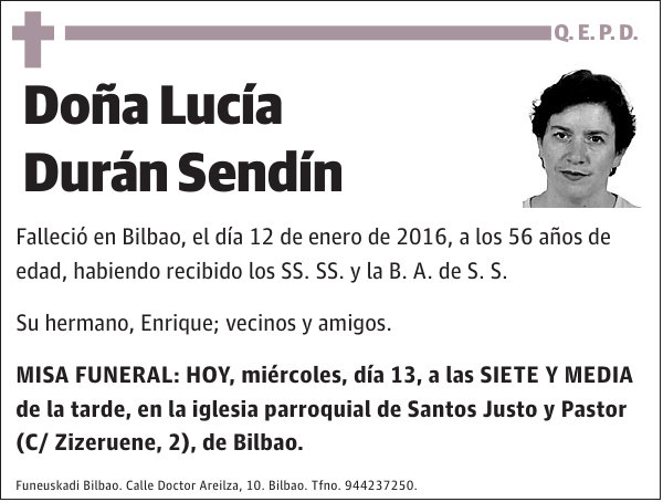 Lucia Duran Sendin