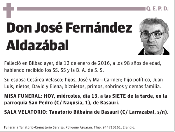 José Fernández Aldazábal