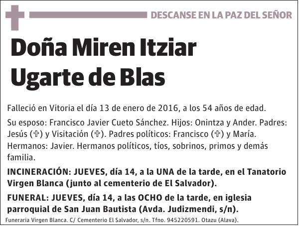 Miren Itziar Ugarte de Blas