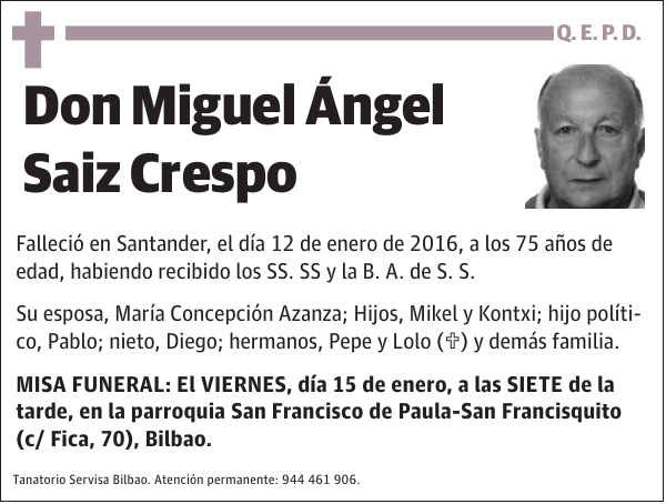 Miguel Ángel Saiz Crespo