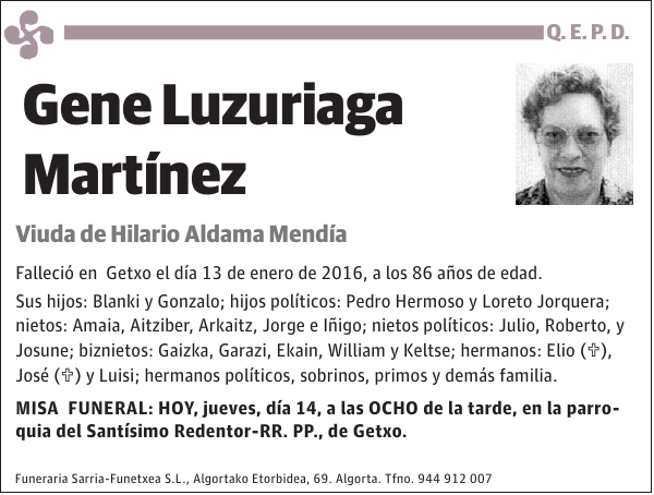 Gene Luzuriaga Martínez