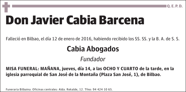 Javier Cabia Barcena