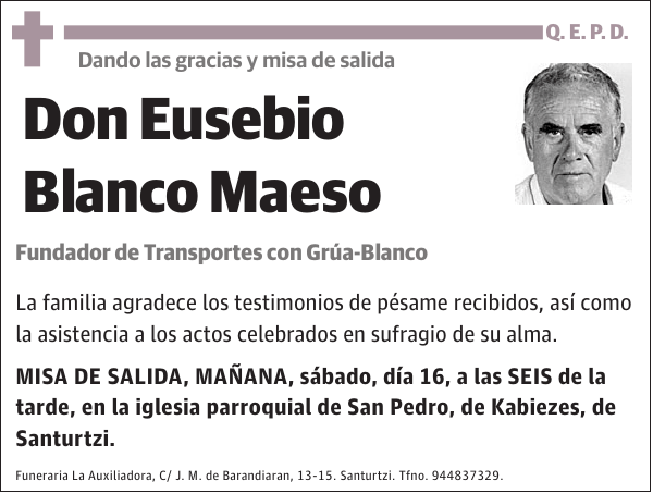 Eusebio Blanco Maeso