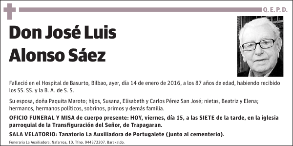 José Luis Alonso Sáez