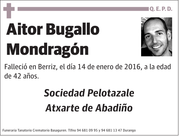 Aitor Bugallo Mondragón