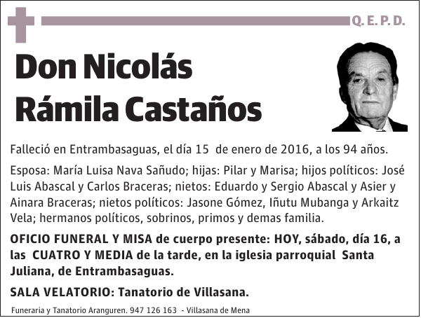 Nicolás Rámila Castaños