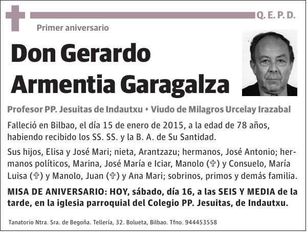 Gerardo Armentia Garagalza