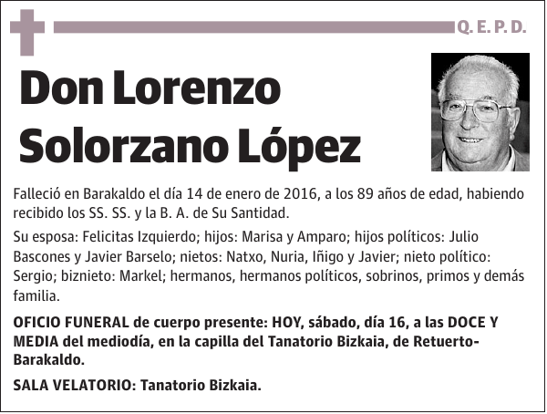 Lorenzo Solorzano López