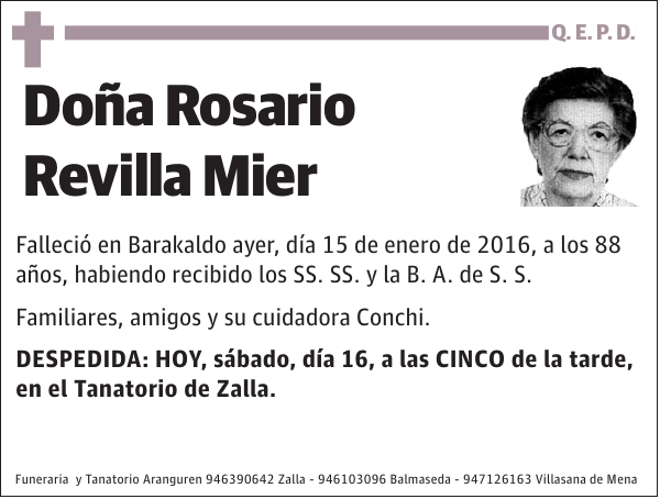 Rosario Revilla Mier