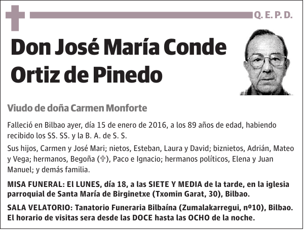 José María Conde Ortiz de Pinedo