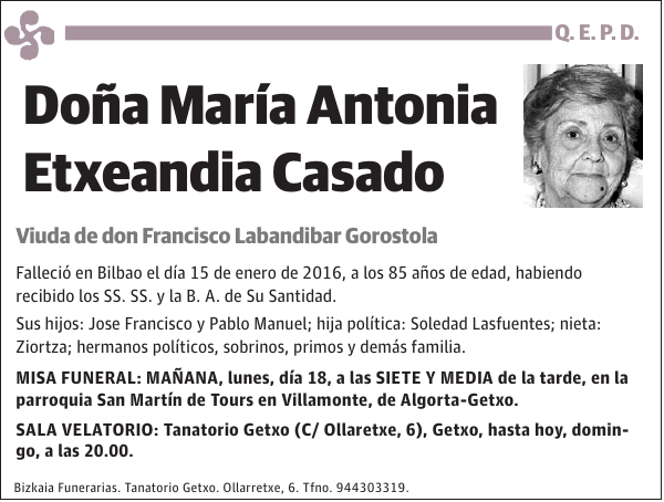 María Antonia Etxeandia Casado