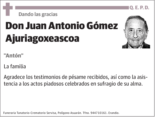 Juan Antonio Gómez Ajuriagoxeascoa