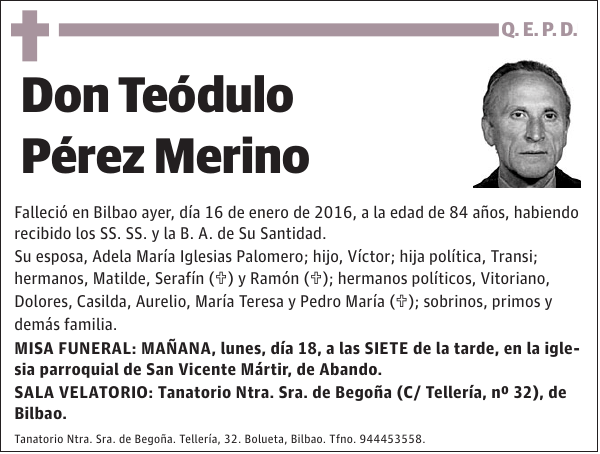 Teódulo Pérez Merino