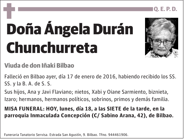 Ángela Durán Chunchurreta