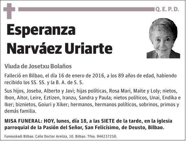 Esperanza Narváez Uriarte