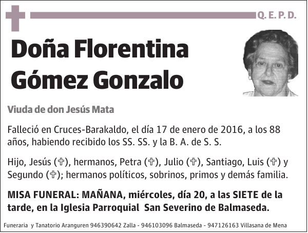 Florentina Gómez Gonzalo