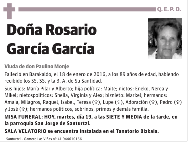 Rosario García García