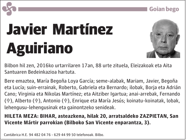 Javier Martínez Aguiriano