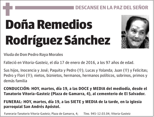 Remedios Rodríguez Sánchez