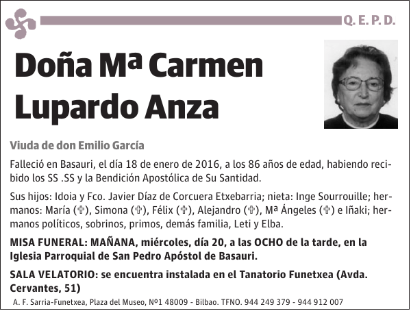 Mª Carmen Lupardo Anza