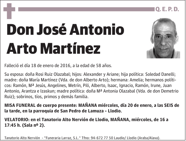 José Antonio Arto Martínez