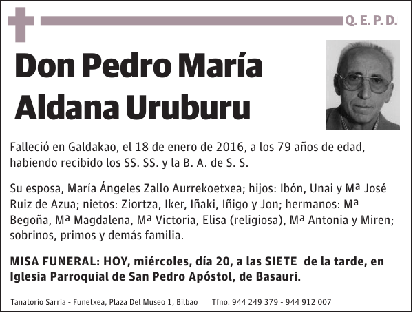 Pedro María Aldana Uruburu