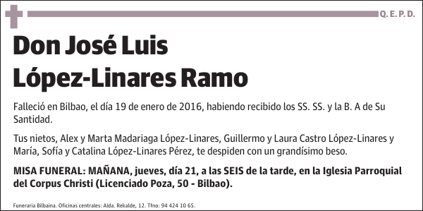 José Luis López-Linares Ramo