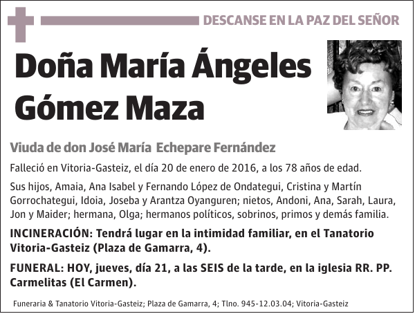 María Ángeles Gómez Maza