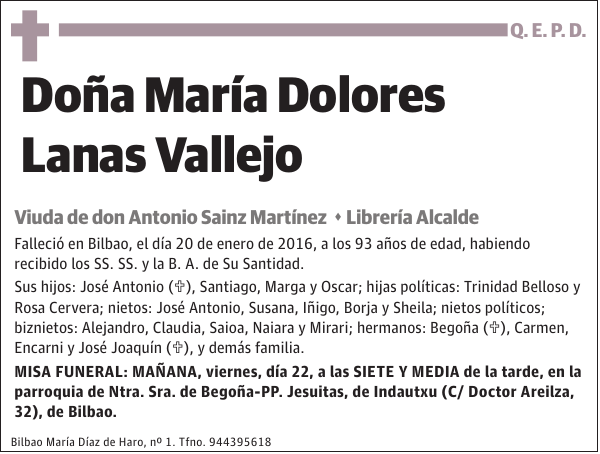 María Dolores Lanas Vallejo