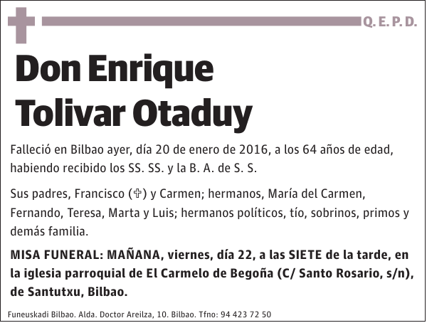 Enrique Tolivar Otaduy