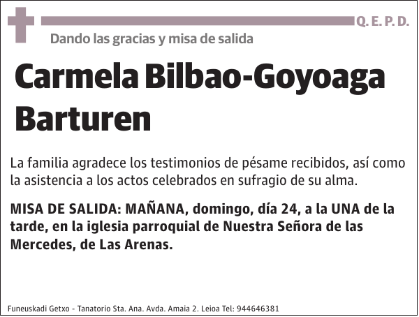 Carmela Bilbao-Goyoaga Barturen