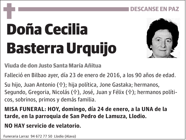 Cecilia Basterra Urquijo