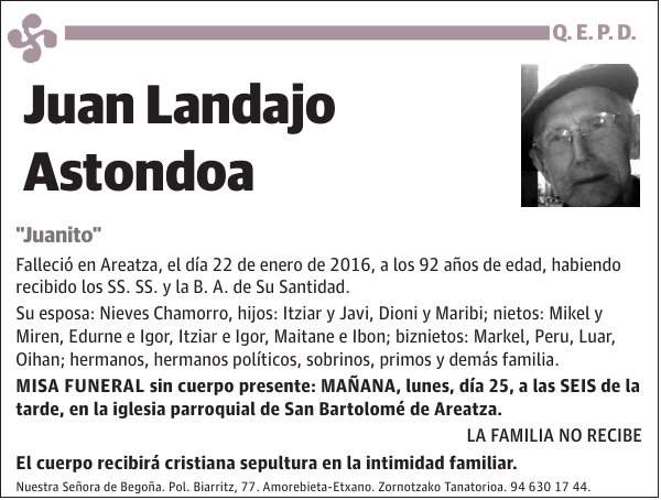 Juan Landajo Astondoa