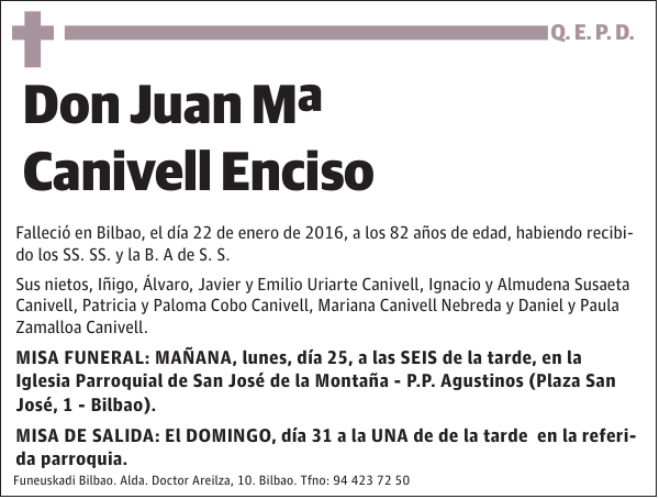 Juan Mª Canivell Enciso