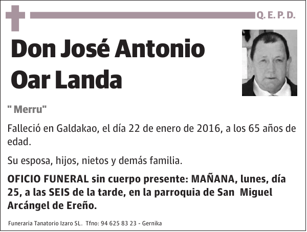 José Antonio Oar Landa