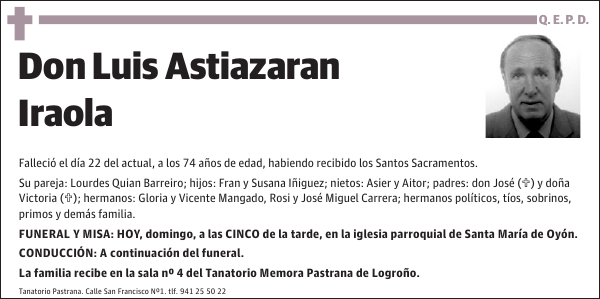 Luis Astiazaran Iraola