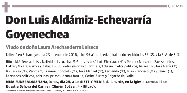 Luis Aldámiz-Echevarría Goyenechea