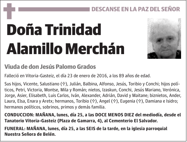 Trinidad Alamillo Merchán