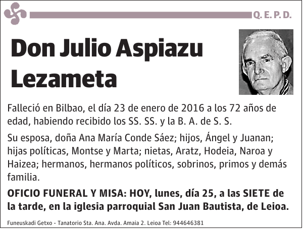 Julio Aspiazu Lezameta