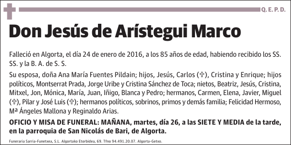 Jesús de Arístegui Marco