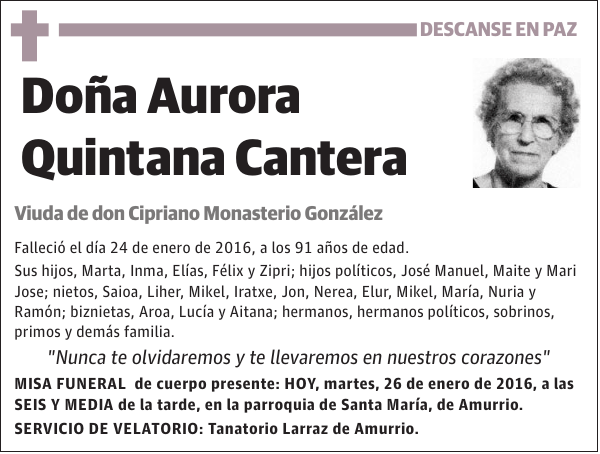 Aurora Quintana Cantera