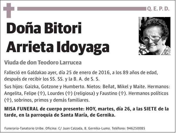 Bitori Arrieta Idoyaga