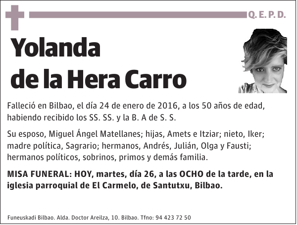 Yolanda de la Hera Carro