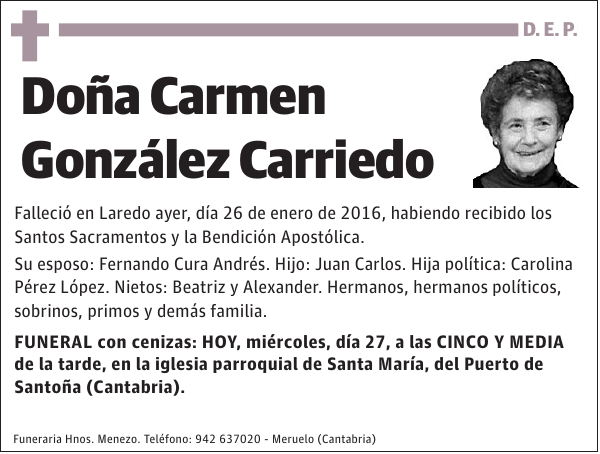 Carmen González Carriedo