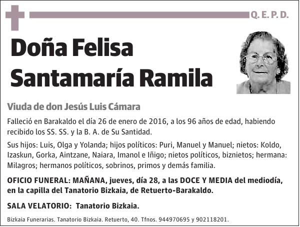 Felisa Santamaría Ramila