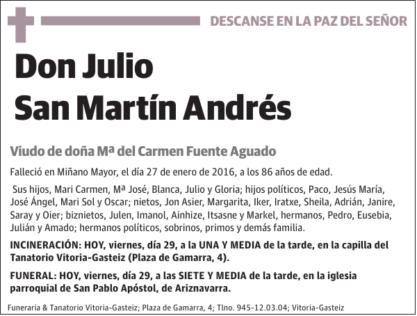 Julio San Martín Andrés