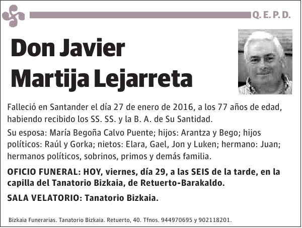 Javier Martija Lejarreta