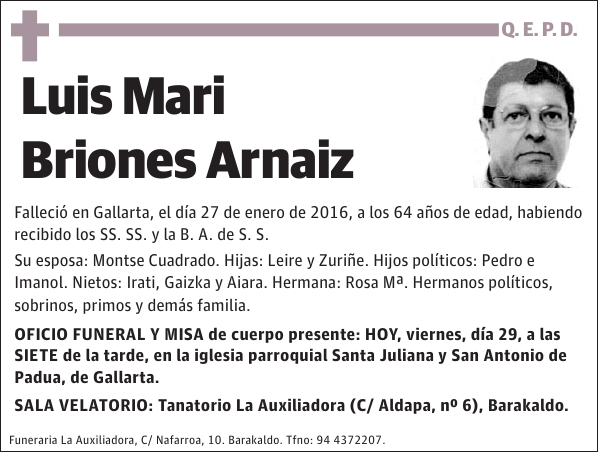 Luis Mari Briones Arnaiz