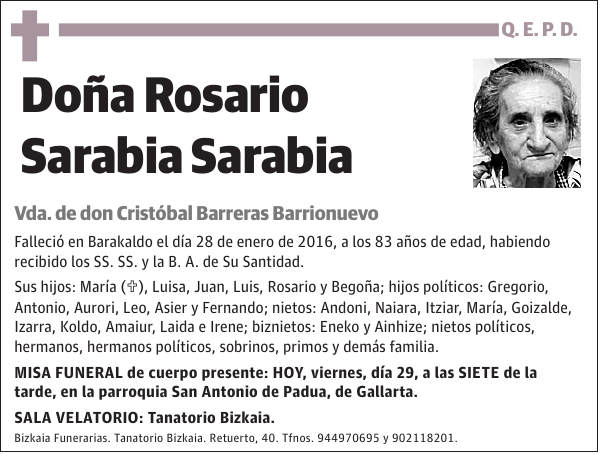 Rosario Sarabia Sarabia