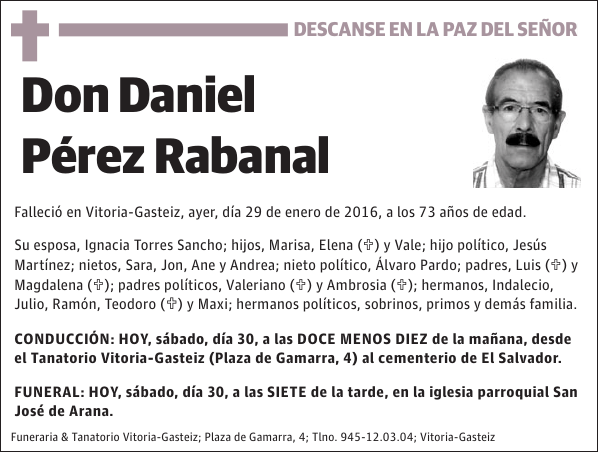 Daniel Pérez Rabanal